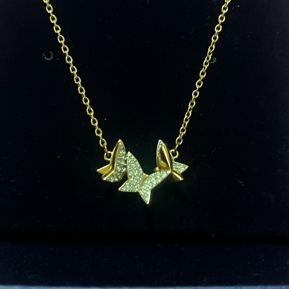 Swarovski butterfly necklace